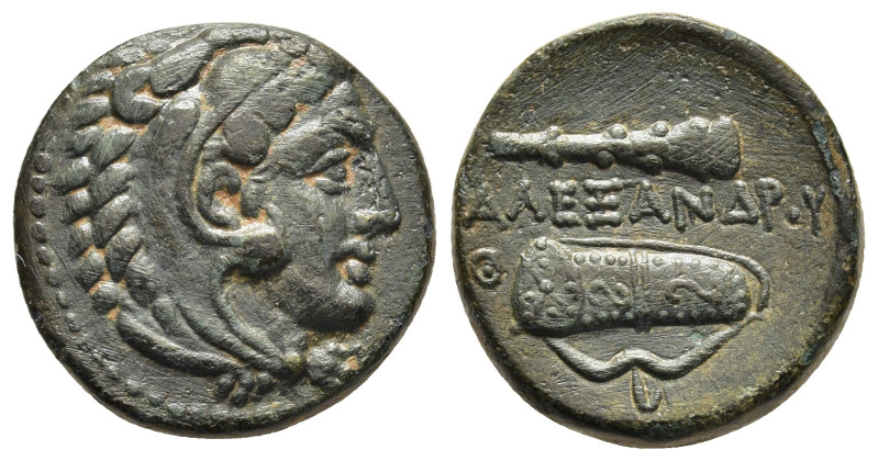 KINGS OF MACEDON. Alexander III 'the Great' (336-323 BC). AE. Uncertain Macedoni...
