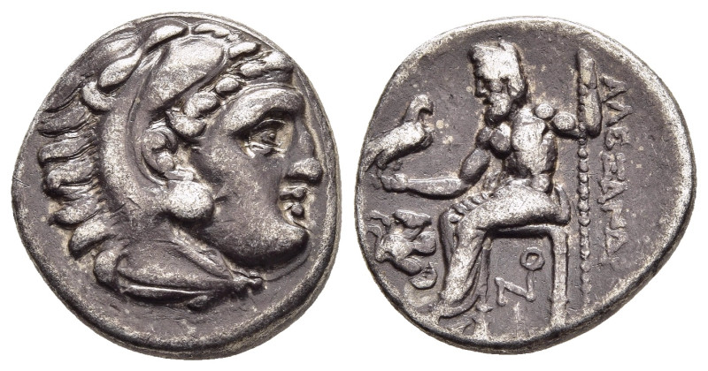 KINGS OF MACEDON. Alexander III 'the Great' (336-323 BC). Drachm. Lampsakos.

Ob...