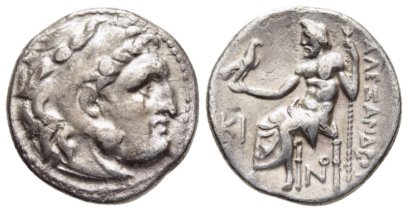 KINGS OF MACEDON. Alexander III 'the Great' (336-323 BC). Drachm. Lampsakos.

Ob...