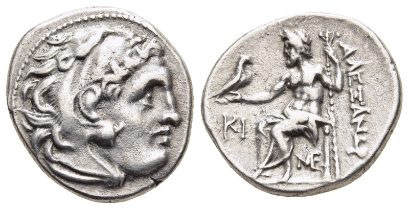 KINGS OF MACEDON. Alexander III 'the Great' (336-323 BC). Drachm. Lampsakos.

Ob...