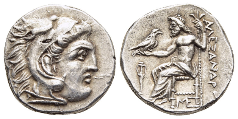 KINGS OF MACEDON. Alexander III 'the Great' (336-323 BC). Drachm. Lampsakos.

Ob...