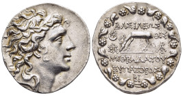 KINGS OF PONTOS. Mithradates VI Eupator (circa 120-63 BC). Tetradrachm. Pergamon, year 219 of the Bithyno-Pontic era, 12th month = September 78.

Obv:...