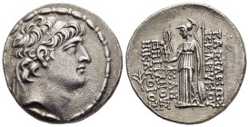 SELEUKID KINGDOM. Seleukos VI Epiphanes Nikator (circa 96-94 BC). Tetradrachm. Seleukeia on the Kalykadnos. 

Obv: Diademed head of Seleukos VI to rig...