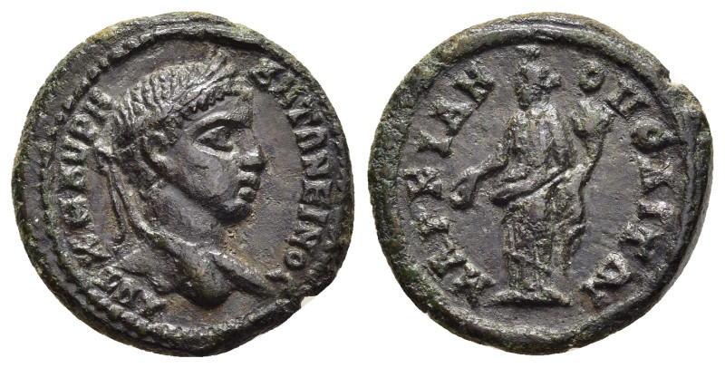 MOESIA INFERIOR. Marcianopolis. Elagabalus (218-222). AE.

Obv: AYT K M AYP ANTΩ...