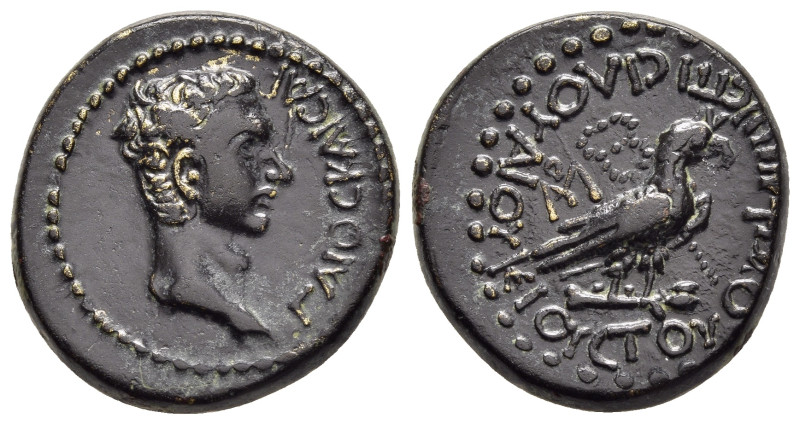 PHRYGIA. Amorium. Caligula (37-41). AE. Silvanus and Iustus Vipsanius, magistrat...