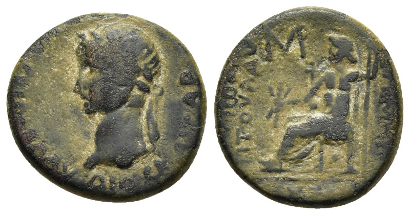 PHRYGIA. Amorium. Nero (54-68). AE. Markos, magistrate.

Obv: ΝΕΡⲰΝ ΚΛΑΥΔΙΟϹ ΚΑΙ...