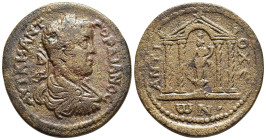 CARIA. Antiochia ad Maeandrum. Gordian III (238-244). Medallic Bronze.

Obv: AVT K M ANT ΓOPΔIANOC
Laureate, draped, and cuirassed bust right. 
Rev: A...