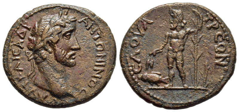LYCAONIA. Savatra. Antoninus Pius (138-161). AE.

Obv: ΑVΤ ΚΑΙС ΑΔΡΙ ΑΝΤωΝЄΙΝΟС ...