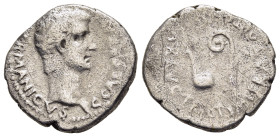 CAPPADOCIA. Caesarea. Caligula (37-41). Drachm.

Obv: C CAESAR AVG GERMANICVS.
Bare head right.
Rev: IMPERATOR PONT MAX AVG TR POT.
Lituus and simpulu...