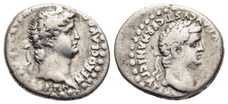 CAPPADOCIA. Caesarea. Nero with Divus Claudius (54-68). Drachm.

Obv: NERO CLAVD...