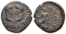 CAPPADOCIA. Laodikeia Katakekaumene. Titus with Domitian (Caesares, 69-79). AE.

Obv: ΤΙΤΟΣ ΚΑΙ ΔΟΜΙΤΑΝΟΣ ΚΑΙΣΑΡΕΣ.
Confronted bare heads of Titus and...