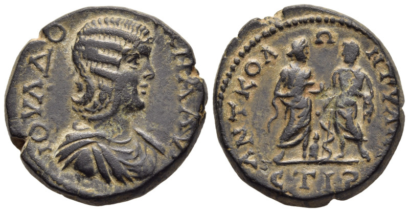 CAPPADOCIA. Tyana. Julia Domna (Augusta, 193-217). AE. Dated RY 16 (212/3).

Obv...