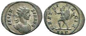 PROBUS (276-282). Antoninianus. AEQVITI series. Rome.

Obv: PROBVS P F AVG.
Radiate and cuirassed bust right, slight drapery on far shoulder.
Rev: MAR...