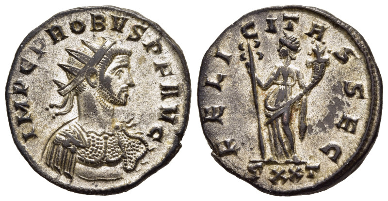 PROBUS (276-282). Antoninianus. Ticinum.

Obv: IMP C PROBVS P F AVG.
Radiate and...