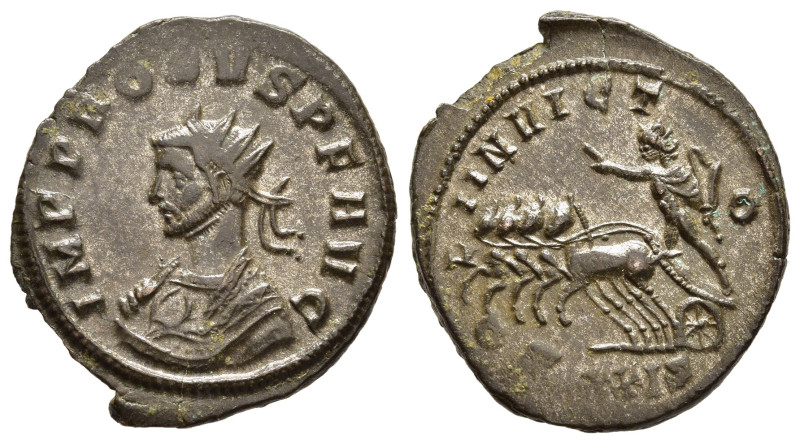 PROBUS (276-282). Antoninianus. Siscia.

Obv: IMP PROBVS P F AVG.
Radiate and ma...