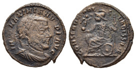 MAXIMIANUS HERCULIUS (286-310). Denarius. Rome.

Obv: IMP MAXIMIANVS P F AVG.
Laureate, draped and cuirassed bust right.
Rev: CONSERVATORES VRBIS SVAE...