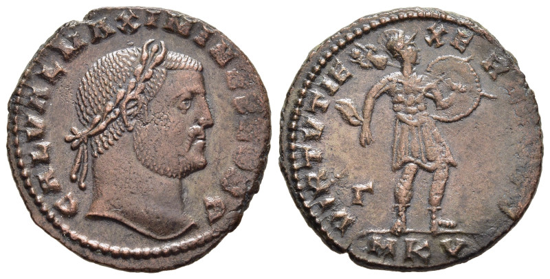 MAXIMINUS II DAIA (Caesar, 305-309). Follis. Cyzicus.

Obv: GAL VAL MAXIMINVS NO...