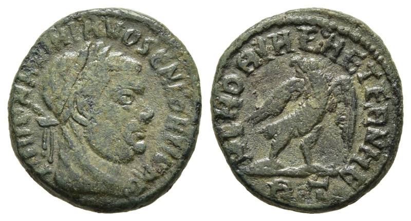 DIVUS MAXIMIANUS HERCULIUS (Died 310). Struck under Constantine I. Follis. Rome....