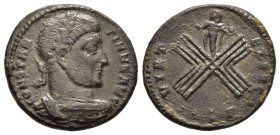 CONSTANTINE I THE GREAT (307/10-337). Follis. Thessalonica.

Obv: CONSTANTINVS AVG.
Laureate and cuirassed bust right.
Rev: VIRT EXERC / •TS•Γ•.
Sol s...