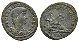 HANNIBALLIANUS (335-337). Follis. Constantinople.

Obv: FL HANNIBALIANO REGI.
Bareheaded, draped and cuirassed bust right.
Rev: SECVRITAS PVBLICA / CO...