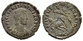CONSTANTIUS GALLUS (Caesar, 351-354). Half Centenionalis. Cyzicus.

Obv: D N FL CL CONSTANTIVS NOB CAES.
Bareheaded, draped and cuirassed bust right.
...