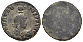 ARCADIUS (383-408). Maiorina, turned into a 1 Nomismata coin weight in ancient times. 

Obv: D N ARCADIVS P F AVG.
Pearl-diademed, draped and cuirasse...