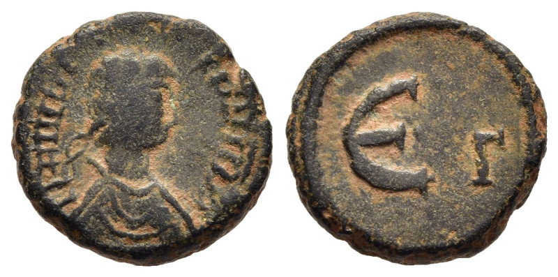 ANASTASIUS I (491-518). AE Pentanummium. Contemporary imitation of Constantinopl...