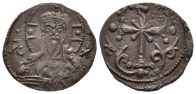 ANONYMOUS FOLLES. Class I. Attributed to Nicephorus III Botaniates (1078-1081).

Obv: IC - XC.
Facing bust of Christ Pantokrator.
Rev: Latin cross, wi...