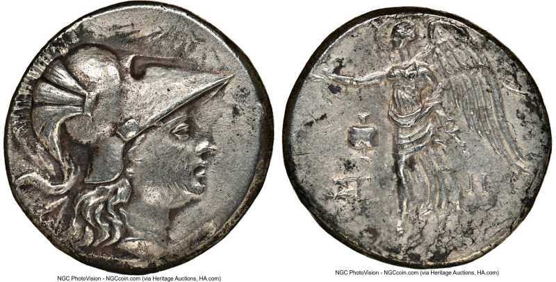 PAMPHYLIA. Side. Ca. 3rd-2nd centuries BC. AR tetradrachm (28mm, 1h). NGC Choice...