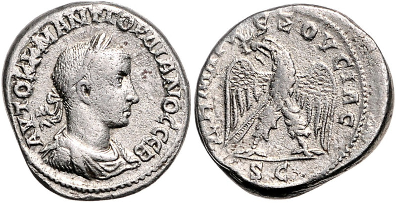 Kaiserzeit. 
Gordianus III. Pius 238-244. Billon-Tetradrachme Syrien, Seleucis ...