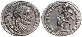 Kaiserzeit. 
Constantius I. 292-306. 1/2 Follis posthum 317-318 Siscia. DIVO CONSTANTIO PIO PRINCIPI Verschleierte Büste mit Lorbeerkranz nach rechts...