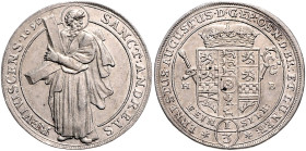 Braunschweig/-Calenberg-Hannover. 
Ernst August 1679-1698. 1/3 Taler 1690 H-B. Welter&nbsp;1987. winz. Sf.. 

vz+