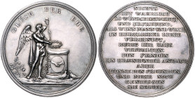 Silbermedaille o.J. (v. Loos) Für eheliches Glück und häusliche Zufriedenheit GLÜCK DER EHE. Sommer&nbsp;B69, GPH&nbsp;4151. 44,3&nbsp;mm, 28,62&nbsp;...