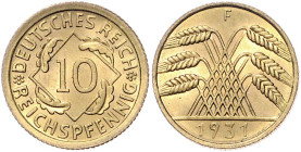10 Reichspfennig 1931 F. Jaeger&nbsp;317. . 

st