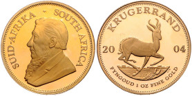 Südafrika. 
Republik nach 1961. Krügerrand 2004. . 

PP