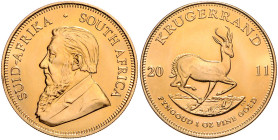 Südafrika. 
Republik nach 1961. Krügerrand 2011. . 

st