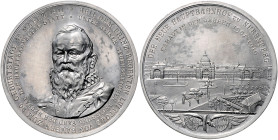 Medaillen von Karl Goetz. 
Weißmetallmedaille 1911 (v. Goetz/Drentwett) auf den 90. Geburtstag des Prinzregenten Luitpold von Bayern und die Vollendu...