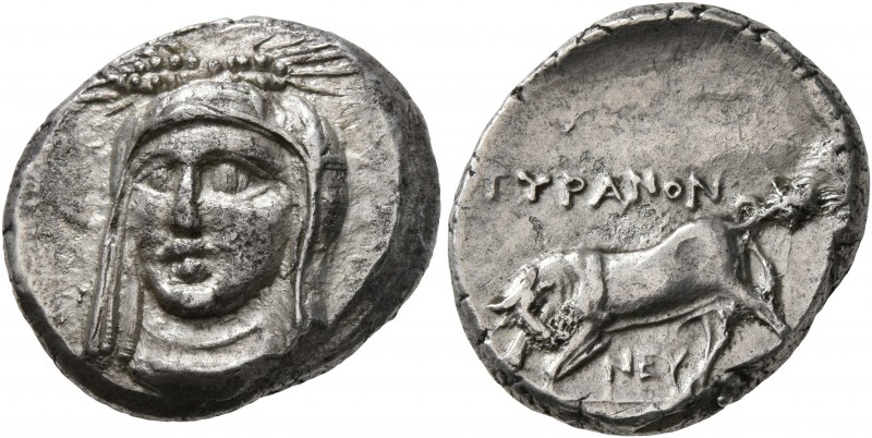 SKYTHIA. Tyra. Circa 350-300 BC. Drachm (Silver, 18 mm, 5.62 g, 3 h), Ney..., ma...