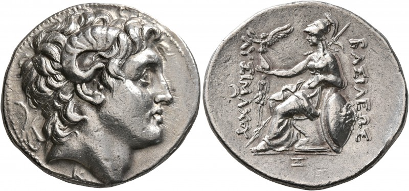 KINGS OF THRACE. Lysimachos, 305-281 BC. Tetradrachm (Silver, 30 mm, 17.14 g, 1 ...