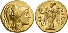 KINGS OF MACEDON. Alexander III ‘the Great’, 336-323 BC. Stater (Gold, 18 mm, 8.62 g, 11 h), uncertain mint in Greece or Macedonia, circa 310-300/275....