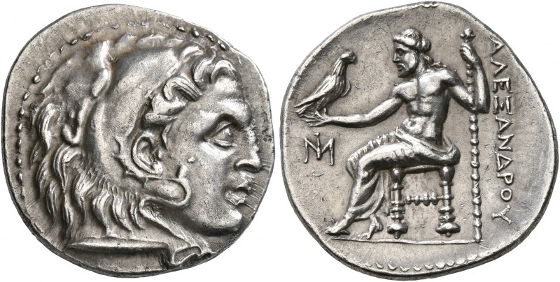 KINGS OF MACEDON. Alexander III ‘the Great’, 336-323 BC. Drachm (Silver, 20 mm, ...