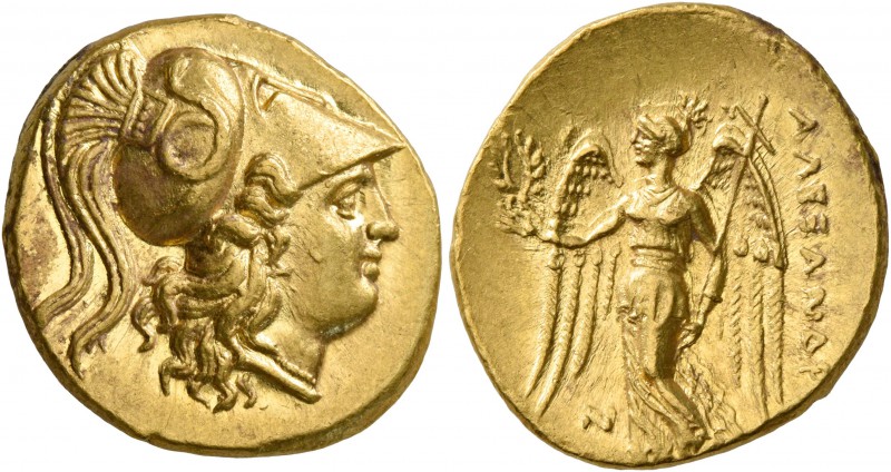 KINGS OF MACEDON. Alexander III ‘the Great’, 336-323 BC. Stater (Gold, 20 mm, 8....
