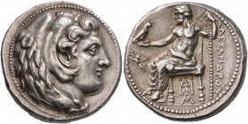 KINGS OF MACEDON. Alexander III ‘the Great’, 336-323 BC. Tetradrachm (Silver, 26 mm, 17.17 g, 4 h), Babylon, struck under Stamenes or Archon, circa 32...