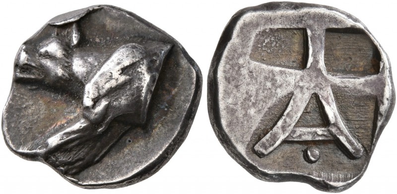 ARGOLIS. Argos. Circa 470s/460s-440s/430s BC. Triobol (Silver, 14 mm, 2.95 g, 11...