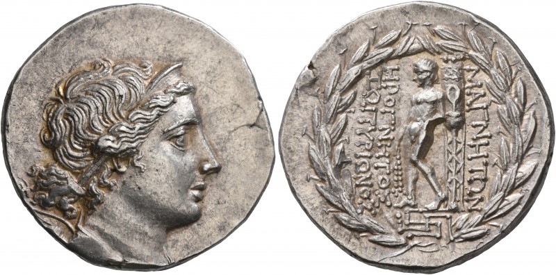 IONIA. Magnesia ad Maeandrum. Circa 150-140 BC. Tetradrachm (Silver, 30 mm, 17.0...