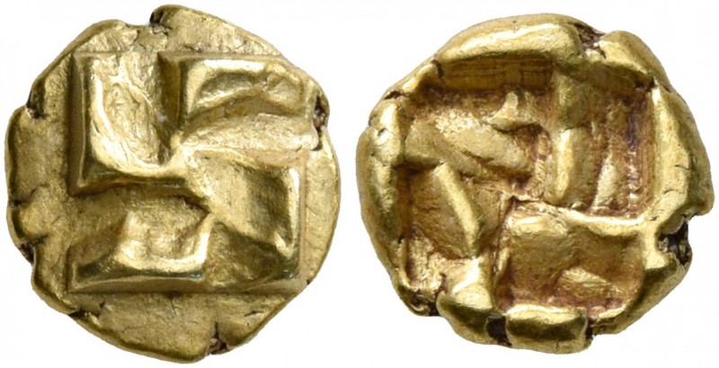 IONIA. Uncertain. Circa 625-600 BC. Myshemihekte – 1/24 Stater (Electrum, 7 mm, ...