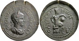 LYCIA. Olympus. Gordian III , 238-244. Hexassarion (?) (Orichalcum, 37 mm, 25.51 g, 12 h). AYT•K•MAP•ANT•ΓΟPΔIANOC•CЄB• Laureate, draped and cuirassed...