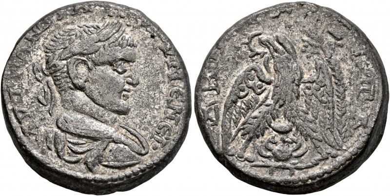 SYRIA, Seleucis and Pieria. Gabala. Diadumenian , 218. Tetradrachm (Silver, 23 m...