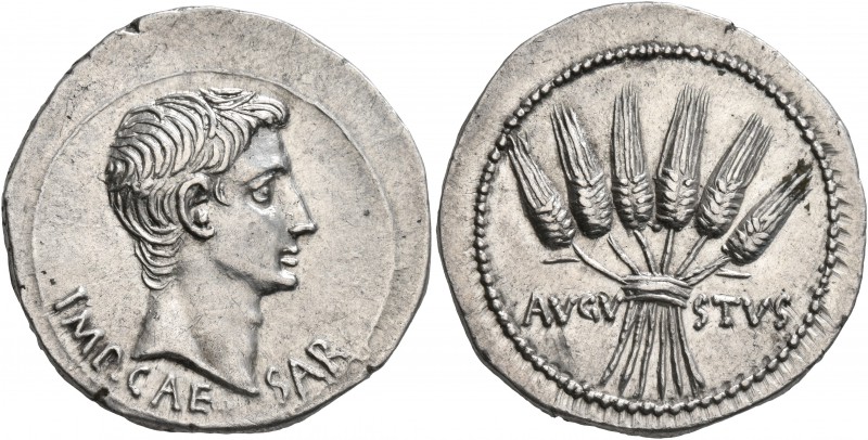 Augustus, 27 BC-AD 14. Cistophorus (Silver, 26 mm, 11.92 g, 1 h), Ephesus, circa...