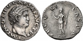 Otho, 69. Denarius (Silver, 18 mm, 3.15 g, 5 h), Rome, 15 January-mid April 69. IMP M OTHO CAESAR AVG TR P Bare head of Otho to right. Rev. SECVRITAS ...